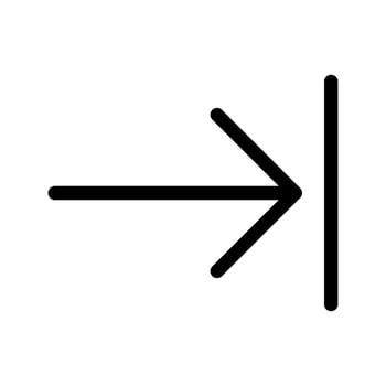 Right Arrow Icon Vector Symbol Design Illustration
