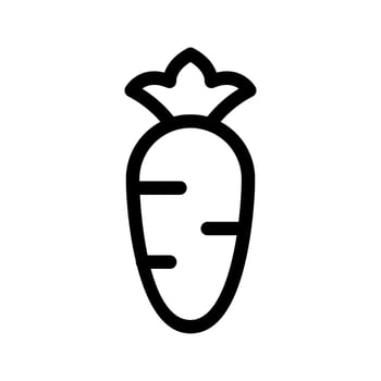 Carrot Icon Vector Symbol Design Illustration