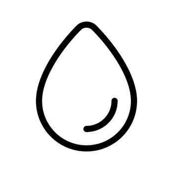 Droplet Icon Vector Symbol Design Illustration