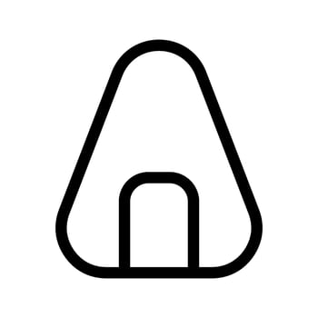 Onigiri Icon Vector Symbol Design Illustration
