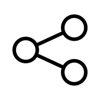 Sharing Icon Vector Symbol Design Illustration