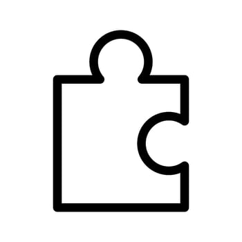 Jigsaw Icon Vector Symbol Design Illustration