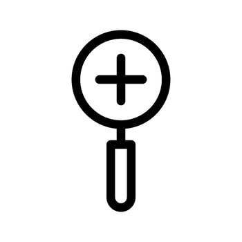 Zoom In Icon Vector Symbol Design Illustration