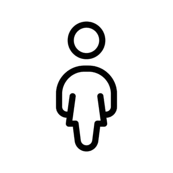 Female Sign Icon Vector Symbol Design Illustration