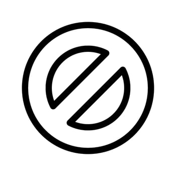 Forbidden Icon Vector Symbol Design Illustration