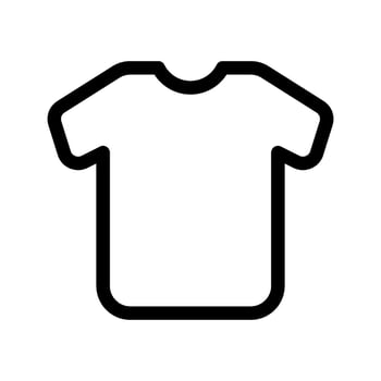 T Shirt Icon Vector Symbol Design Illustration