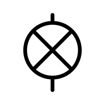 Lamp Icon Vector Symbol Design Illustration
