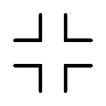 Collapse Icon Vector Symbol Design Illustration