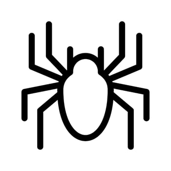 Spider Icon Vector Symbol Design Illustration