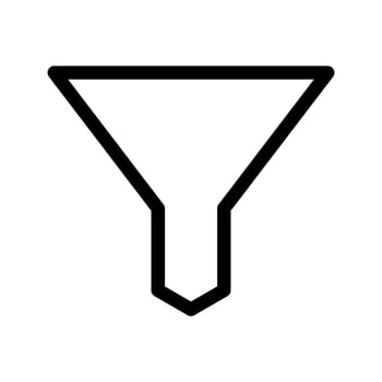 Filter Icon Vector Symbol Design Illustration
