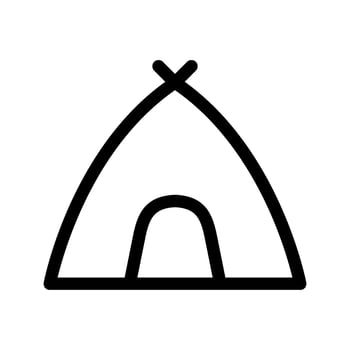 Tent Icon Vector Symbol Design Illustration