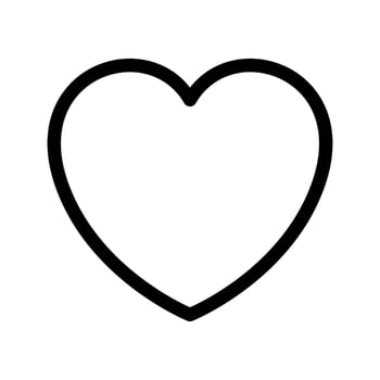 Heart Icon Vector Symbol Design Illustration