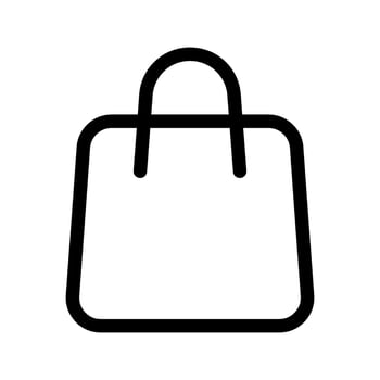 Shopping Bag Icon Vector Symbol Design Illustration