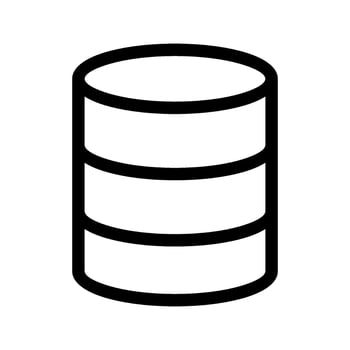 Database Icon Vector Symbol Design Illustration