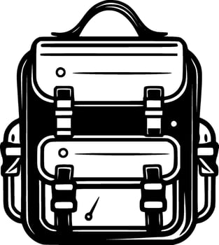 Back To School - Minimalist and Flat Logo - Vector illustration