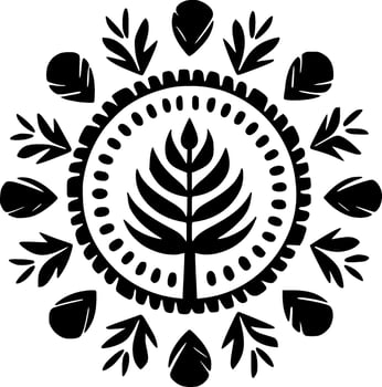 Boho, Minimalist and Simple Silhouette - Vector illustration