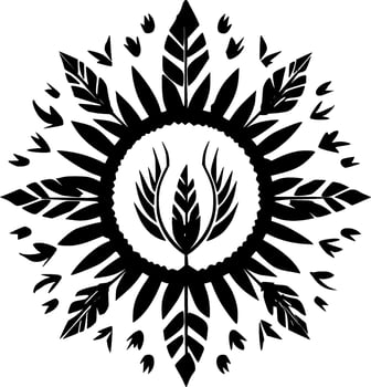 Boho - Minimalist and Flat Logo - Vector illustration