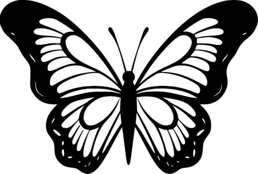 Butterfly - Minimalist and Flat Logo - Vector illustration