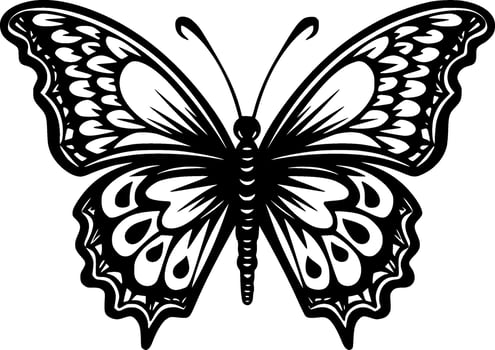 Butterfly - Minimalist and Flat Logo - Vector illustration