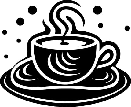 Coffee, Minimalist and Simple Silhouette - Vector illustration