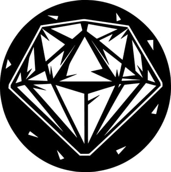 Diamond - High Quality Vector Logo - Vector illustration ideal for T-shirt graphic