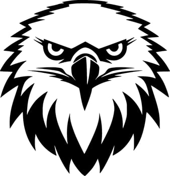 Eagle - Minimalist and Flat Logo - Vector illustration