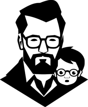 Father - High Quality Vector Logo - Vector illustration ideal for T-shirt graphic