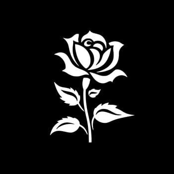 Flower - Minimalist and Flat Logo - Vector illustration