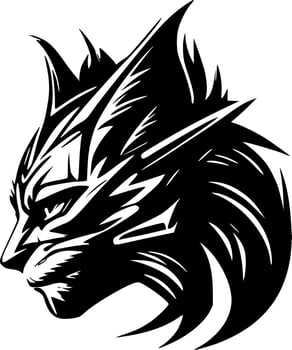 Wildcat - Minimalist and Flat Logo - Vector illustration