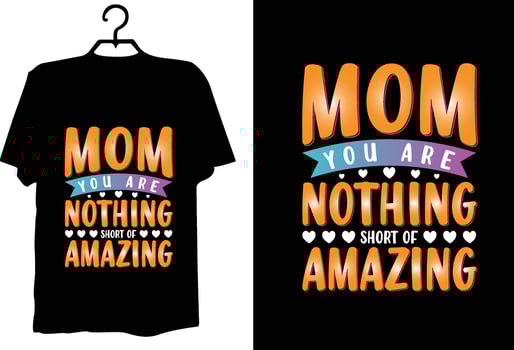 Mom t shirt design vector