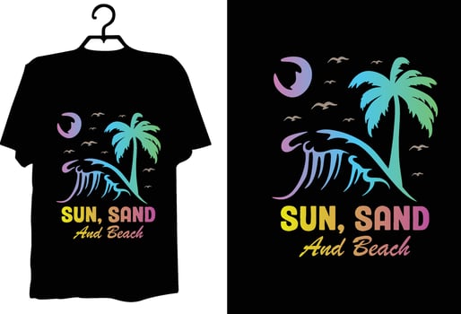Summer t shirt design vector
