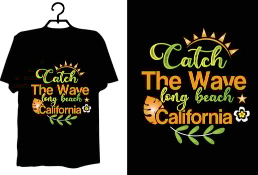 Summer t shirt design vector