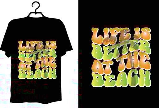 Summer t shirt design vector