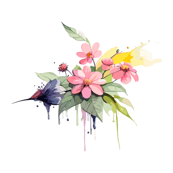 Watercolor violet or purple flowers painting collection, transparent background, PNG. Hand-drawn vintage retro flowers illustration for t-shirts, book covers, and print media decorations png