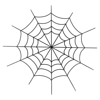 spider web on halloween png
