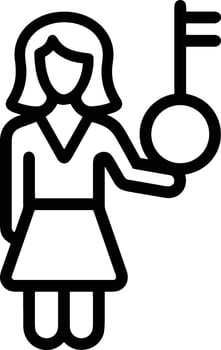 Teacher icon symbol vector image. Illustration of the training business school classroom icon design image