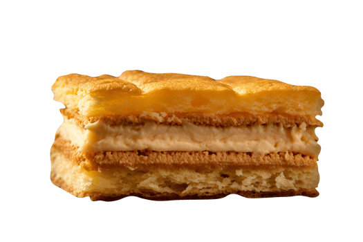Freshly baked layered bread isolated on transparent background png