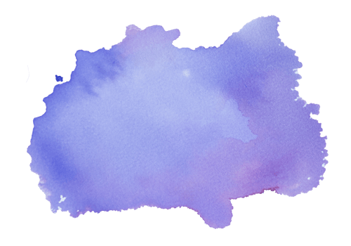 Violet purple watercolor hand painted on paper texture background png
