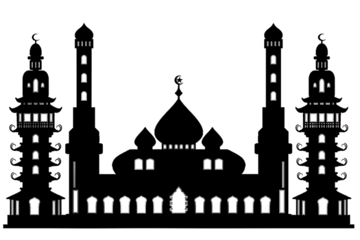 design pattern symbol had mosque use for Muslim card greeting png