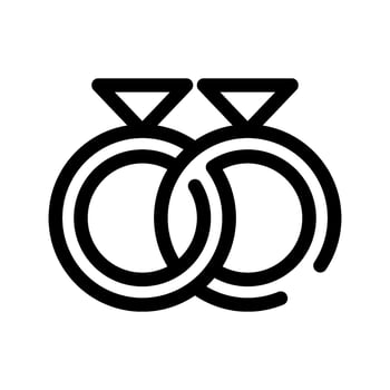 Ring Icon Vector Symbol Design Illustration