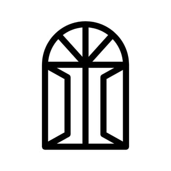 House Door Icon Vector Symbol Design Illustration