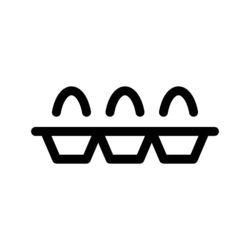 Eggs Icon Vector Symbol Design Illustration