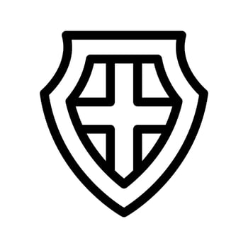 Shield Icon Vector Symbol Design Illustration