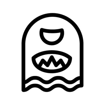 Monster Icon Vector Symbol Design Illustration