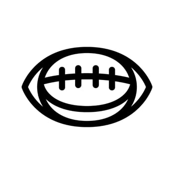 Rugby Icon Vector Symbol Design Illustration