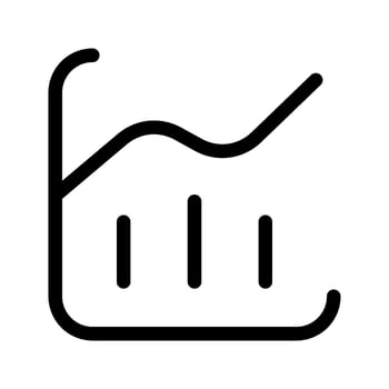 Stats Icon Vector Symbol Design Illustration