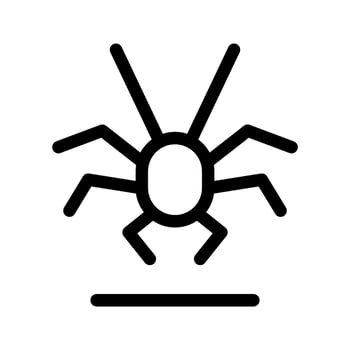 Spider Icon Vector Symbol Design Illustration