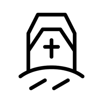 Grave Icon Vector Symbol Design Illustration