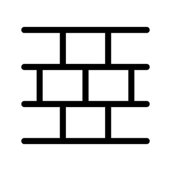 Wall Icon Vector Symbol Design Illustration