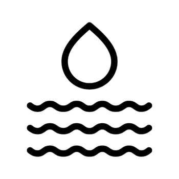 Water Drop Icon Vector Symbol Design Illustration